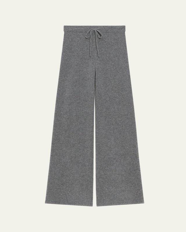Cozy Wool-Blend Track Pants